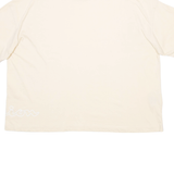 CHAMPION Womens T-Shirt Cream 2XL