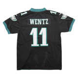 NIKE Philadelphia Eagles Mens Football Shirt T-Shirt Black USA V-Neck L