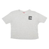 THE NORTH FACE Cropped Womens T-Shirt Grey XS