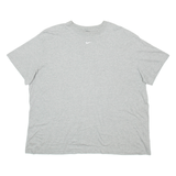 NIKE Womens T-Shirt Grey XL