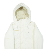 PATAGONIA Womens Puffer Jacket Cream Hooded XS