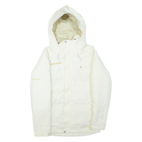 PATAGONIA Womens Puffer Jacket Cream Hooded XS