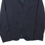 MAX MARA Womens Blazer Jacket Blue Wool UK 12