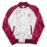 ADIDAS Rita Ora Womens Track Jacket Maroon UK 10