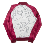 ADIDAS Rita Ora Womens Track Jacket Maroon UK 10