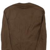 ALBERTO FABIANI Womens Blazer Jacket Brown Silk L