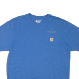 CARHARTT Loose Fit Mens T-Shirt Blue L
