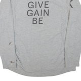CARHARTT Relaxed Mens T-Shirt Grey Long Sleeve L