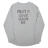 CARHARTT Relaxed Mens T-Shirt Grey Long Sleeve L