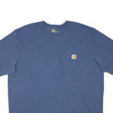 CARHARTT Mens T-Shirt Blue 2XL