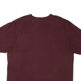 CARHARTT Loose Fit Mens T-Shirt Maroon XL