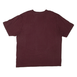 CARHARTT Loose Fit Mens T-Shirt Maroon XL