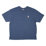 CARHARTT Loose Fit Mens T-Shirt Blue 2XL