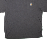 CARHARTT Loose Fit Mens T-Shirt Grey XL