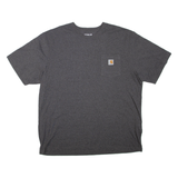 CARHARTT Loose Fit Mens T-Shirt Grey XL