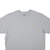 CARHARTT Loose Fit Mens T-Shirt Grey 2XL