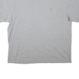 CARHARTT Loose Fit Mens T-Shirt Grey 2XL