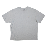 CARHARTT Loose Fit Mens T-Shirt Grey 2XL
