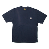 CARHARTT Mens T-Shirt Blue M