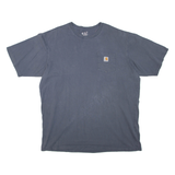 CARHARTT Tall Loose Fit Mens T-Shirt Grey 2XL