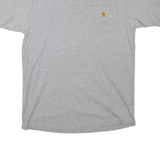 CARHARTT Mens T-Shirt Grey M