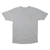 CARHARTT Mens T-Shirt Grey M