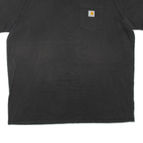 CARHARTT Tall Mens T-Shirt Grey 2XL