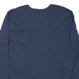 CARHARTT Mens T-Shirt Blue Long Sleeve L
