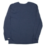 CARHARTT Mens T-Shirt Blue Long Sleeve L