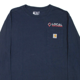 CARHARTT Local Construction Restoration Loose Fit Mens T-Shirt Blue L