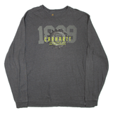 CARHARTT Mens T-Shirt Grey Long Sleeve XL