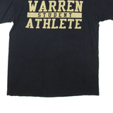 ADIDAS Warren Student Athlete Mens T-Shirt Black M