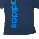 ADIDAS Mens T-Shirt Blue L