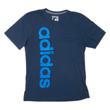 ADIDAS Mens T-Shirt Blue L