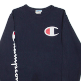 CHAMPION Mens T-Shirt Blue S