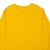LEVI'S Mens T-Shirt Yellow Long Sleeve XL