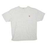 CARHARTT Mens T-Shirt Grey XL