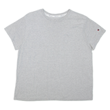 CHAMPION Womens T-Shirt Grey XL