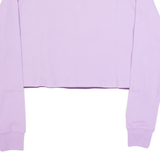 FILA Mountains Womens Cropped Top Purple Long Sleeve XS