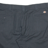 DICKIES Mens Workwear Shorts Black Relaxed 2XL W40