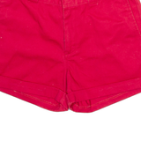 DICKIES Womens Workwear Shorts Red M W32