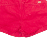 DICKIES Womens Workwear Shorts Red M W32