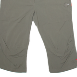 MAMMUT Womens Pedal Pushers Shorts Brown Relaxed 2XL W42