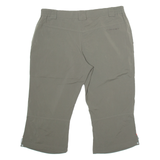 MAMMUT Womens Pedal Pushers Shorts Brown Relaxed 2XL W42