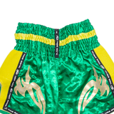 TWINS Thai Boxing Mens Sports Shorts Green M W26