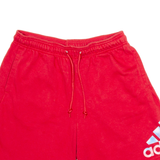 ADIDAS Mens Sports Shorts Red M W30