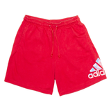 ADIDAS Mens Sports Shorts Red M W30