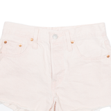 LEVI'S 501 Big E Womens Denim Shorts Pink XS W25