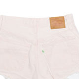 LEVI'S 501 Big E Womens Denim Shorts Pink XS W25