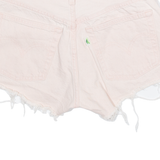 LEVI'S 501 Big E Womens Denim Shorts Pink XS W25
